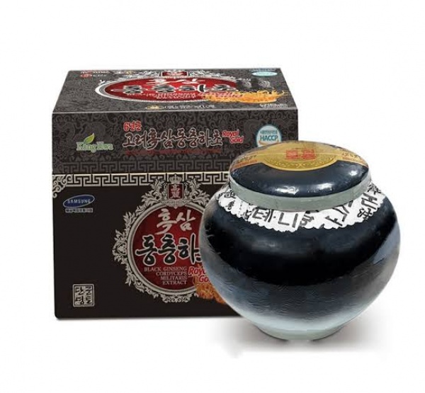 Cao Hắc Sâm Đông Trùng Hạ Thảo Hàn Quốc Hũ 1kg Chính Hãng